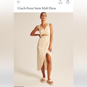 NWT Abercrombie & Fitch floral midi dress
